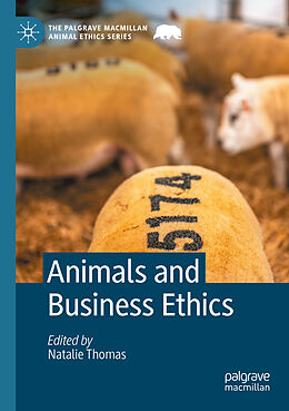 Couverture cartonnée Animals and Business Ethics de 