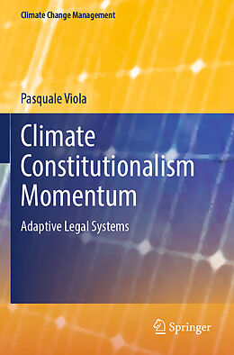 Couverture cartonnée Climate Constitutionalism Momentum de Pasquale Viola