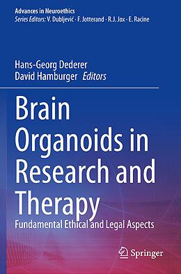 Couverture cartonnée Brain Organoids in Research and Therapy de 