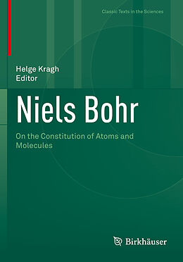 Couverture cartonnée Niels Bohr de 