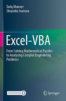 Couverture cartonnée Excel-VBA de Stoyanka Ivanova, Tariq Muneer
