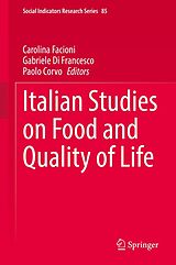 E-Book (pdf) Italian Studies on Food and Quality of Life von 