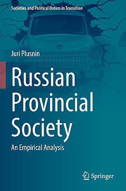 Couverture cartonnée Russian Provincial Society de Juri Plusnin