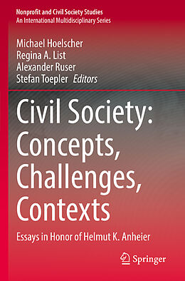 Couverture cartonnée Civil Society: Concepts, Challenges, Contexts de 