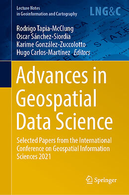 Livre Relié Advances in Geospatial Data Science de 