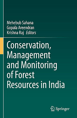 Couverture cartonnée Conservation, Management and Monitoring of Forest Resources in India de 