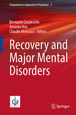 Livre Relié Recovery and Major Mental Disorders de 