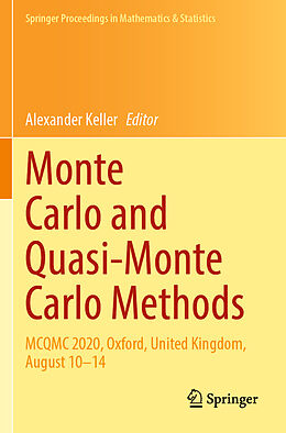 Couverture cartonnée Monte Carlo and Quasi-Monte Carlo Methods de 