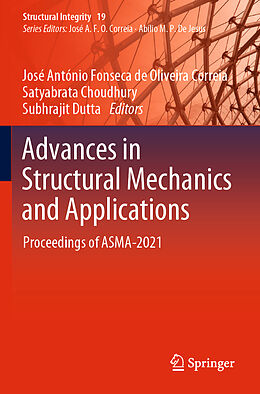 Couverture cartonnée Advances in Structural Mechanics and Applications de 