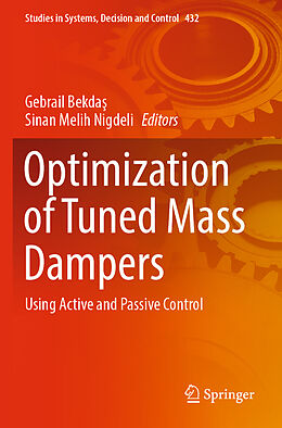 Couverture cartonnée Optimization of Tuned Mass Dampers de 