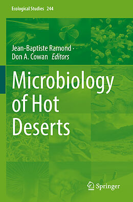 Couverture cartonnée Microbiology of Hot Deserts de 