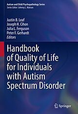 eBook (pdf) Handbook of Quality of Life for Individuals with Autism Spectrum Disorder de 