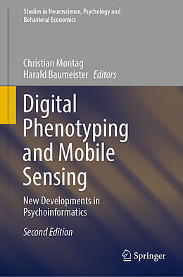 Livre Relié Digital Phenotyping and Mobile Sensing de 