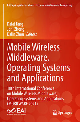 Couverture cartonnée Mobile Wireless Middleware, Operating Systems and Applications de 