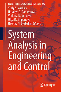 Couverture cartonnée System Analysis in Engineering and Control de 