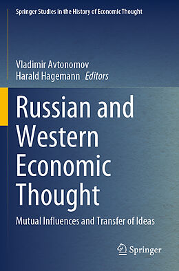 Couverture cartonnée Russian and Western Economic Thought de 