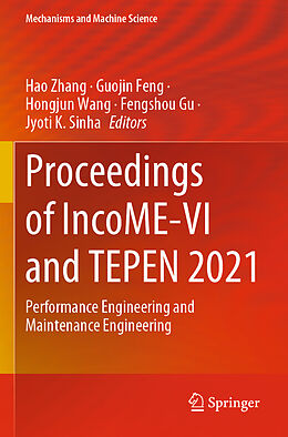 Couverture cartonnée Proceedings of IncoME-VI and TEPEN 2021 de 