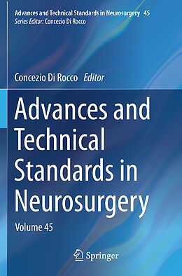 Couverture cartonnée Advances and Technical Standards in Neurosurgery de 