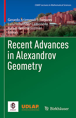 Livre Relié Recent Advances in Alexandrov Geometry de 