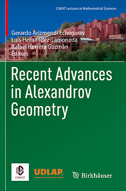 Couverture cartonnée Recent Advances in Alexandrov Geometry de 