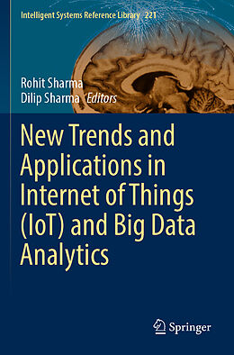 Couverture cartonnée New Trends and Applications in Internet of Things (IoT) and Big Data Analytics de 