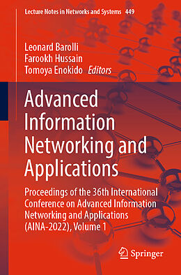 eBook (pdf) Advanced Information Networking and Applications de 