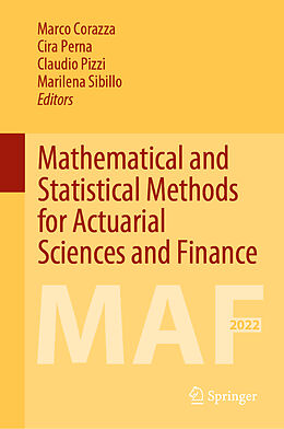 Livre Relié Mathematical and Statistical Methods for Actuarial Sciences and Finance de 