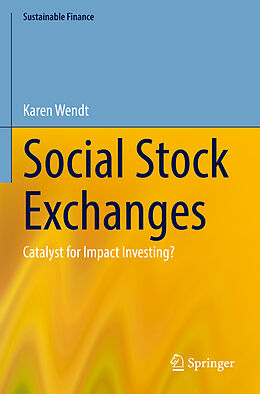 Couverture cartonnée Social Stock Exchanges de Karen Wendt