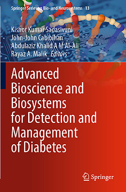 Couverture cartonnée Advanced Bioscience and Biosystems for Detection and Management of Diabetes de 