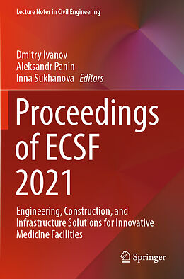 Couverture cartonnée Proceedings of ECSF 2021 de 