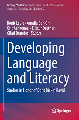 Kartonierter Einband Developing Language and Literacy von 