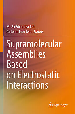 Couverture cartonnée Supramolecular Assemblies Based on Electrostatic Interactions de 