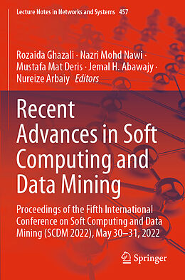 Couverture cartonnée Recent Advances in Soft Computing and Data Mining de 