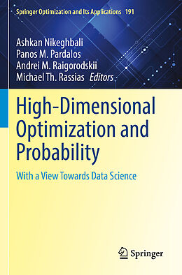 Kartonierter Einband High-Dimensional Optimization and Probability von 