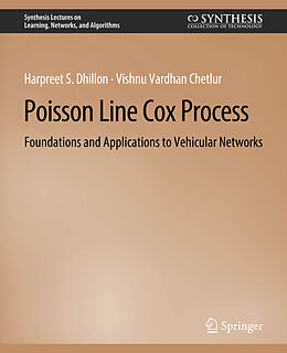 Couverture cartonnée Poisson Line Cox Process de Vishnu Vardhan Chetlur, Harpreet S. Dhillon