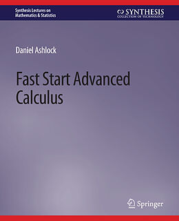 Couverture cartonnée Fast Start Advanced Calculus de Daniel Ashlock