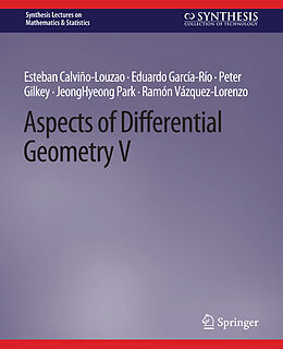 Couverture cartonnée Aspects of Differential Geometry V de Esteban Calviño-Louzao, Eduardo García-Río, Ramón Vázquez-Lorenzo