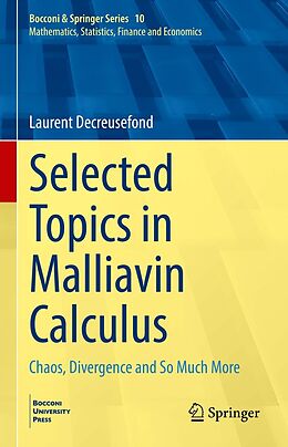 eBook (pdf) Selected Topics in Malliavin Calculus de Laurent Decreusefond