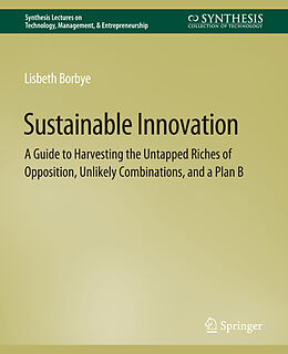 Couverture cartonnée Sustainable Innovation de Lisbeth Borbye