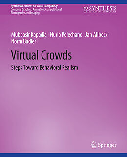 Couverture cartonnée Virtual Crowds de Mubbasir Kapadia, Norm Badler, Jan Allbeck