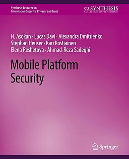 eBook (pdf) Mobile Platform Security de N. Asokan, Lucas Davi, Alexandra Dmitrienko