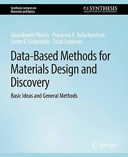 eBook (pdf) Data-Based Methods for Materials Design and Discovery de Ghanshyam Pilania, Prasanna V. Balachandran, James E. Gubernatis