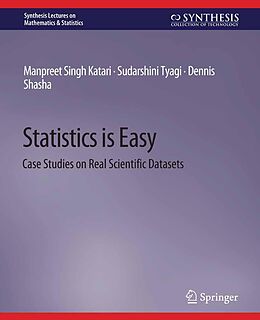 eBook (pdf) Statistics is Easy de Manpreet Singh Katari, Sudarshini Tyagi, Dennis Shasha