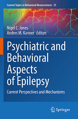 Couverture cartonnée Psychiatric and Behavioral Aspects of Epilepsy de 