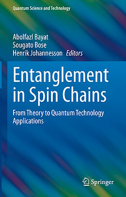 Livre Relié Entanglement in Spin Chains de 