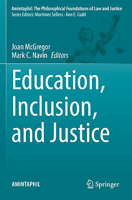 Couverture cartonnée Education, Inclusion, and Justice de 