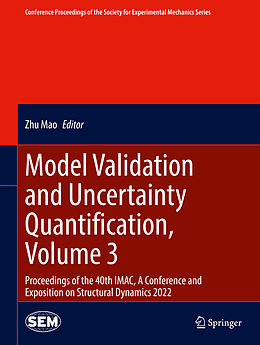 Livre Relié Model Validation and Uncertainty Quantification, Volume 3 de 