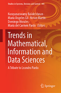 Livre Relié Trends in Mathematical, Information and Data Sciences de 