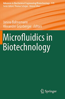 Couverture cartonnée Microfluidics in Biotechnology de 