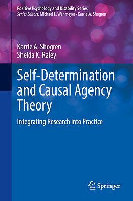 Livre Relié Self-Determination and Causal Agency Theory de Sheida K. Raley, Karrie A. Shogren